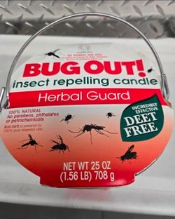 🔥Way Out Wax BUG OUT Herbal Guard Insect Repelling Candle 25oz