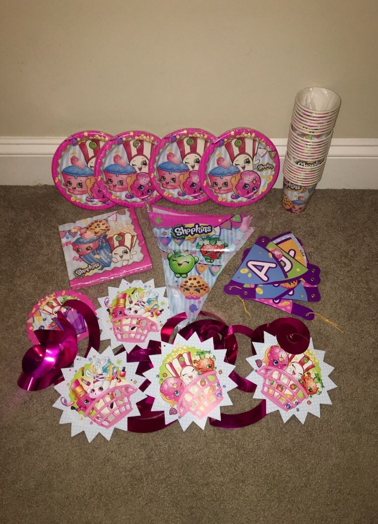 Shopkins party supplies