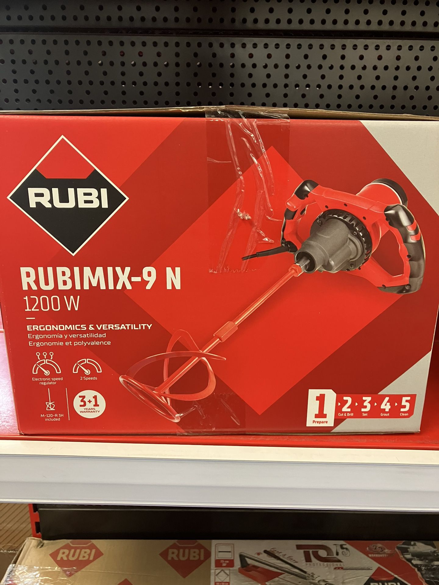 Rubi Tools Rubimix 9-N Powered Cement Mixer