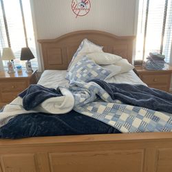 Bed Frame And Side Tables 