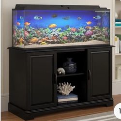 Fish Tank With Stand, 75 Gal, NO FISH INCLUDED 