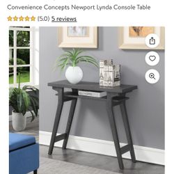 Convenience Concepts Newport Lynda Console Table