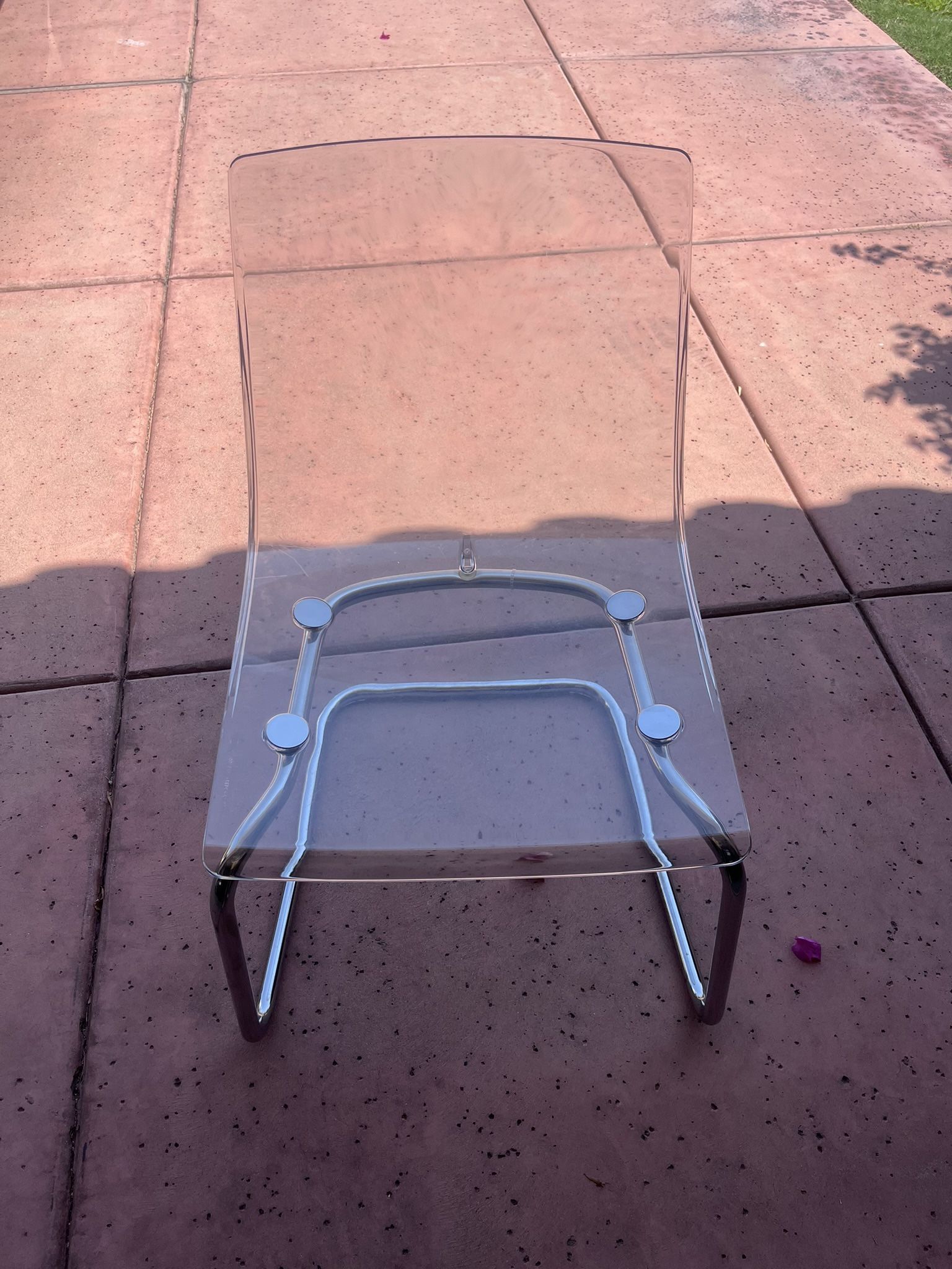 Contemporary Clear Pottery Barn Chair