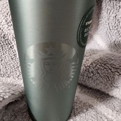Mint Green Metal Starbucks Tumbler