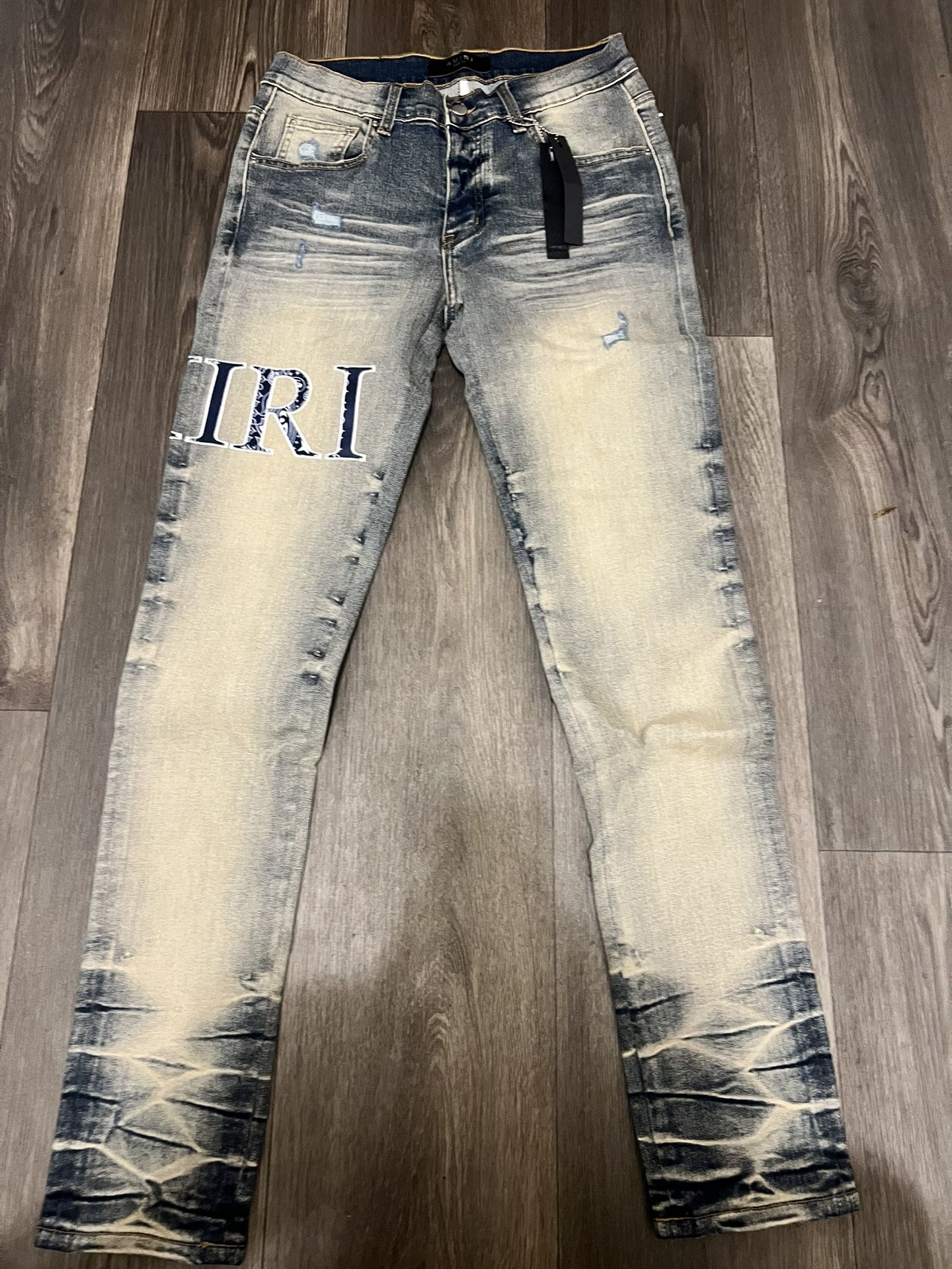 Amiri Bandana Jeans