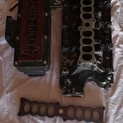 Mustang Sbf  Cartech Breadbox Upper Efi Intake & Fully Ported & Polihed Lower 
