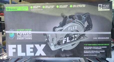 FLEX 24-volt 7 1/4-in. Cordless Circular Saw Kit (10.0AH BATTERY & Charger Included)
