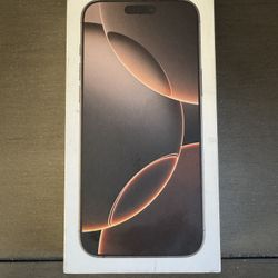 iPhone 16 Pro Max 256GB Black Titanium 