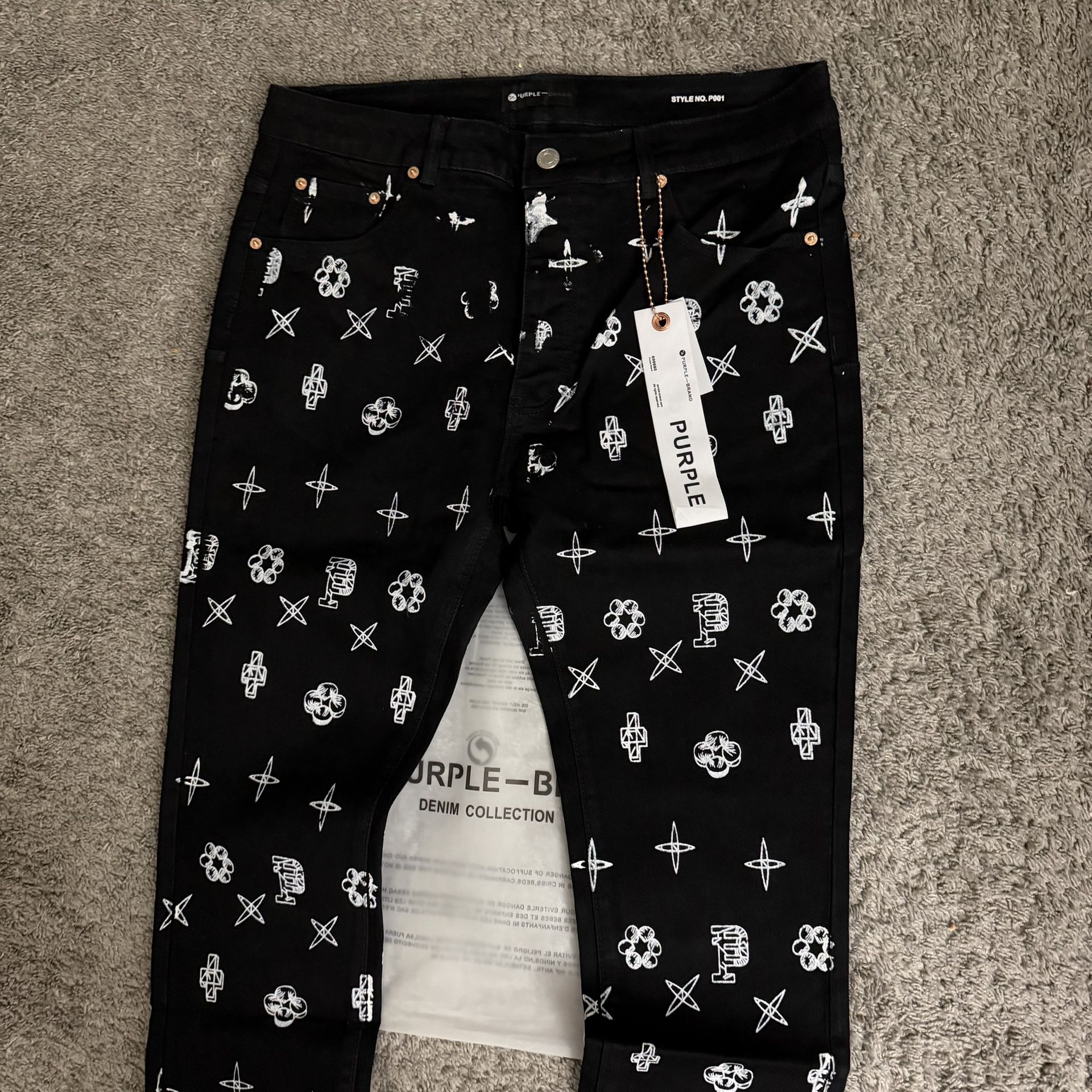 P001 Black Raw – PURPLE BRAND Purple Brand Jeans Size 32 Black
