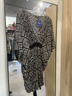 Black And White Print Tunic 