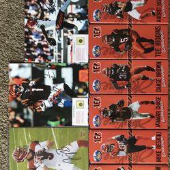 Joe burrow, Jamarr chase, tee higgins autograph  