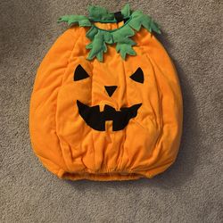 Kids Pumpkin/Jack O Lantern Costume Size 5t