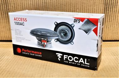Focal Performance Car Speakers 1-Set 4" Inch 2-Way Coaxial Speaker System 80 Watts 100AC 🚨 Payment Options Available 🚨 No Credit Needed 🚨 