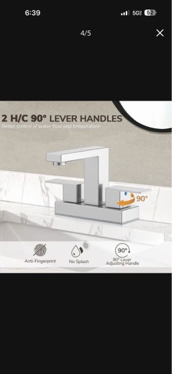 Bathroom Faucets for Sink 3 Hole, Matte  Nickel F12  $30