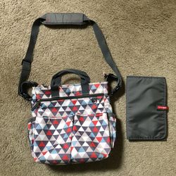 Skip Hop Diaper Bag With Changing Pad