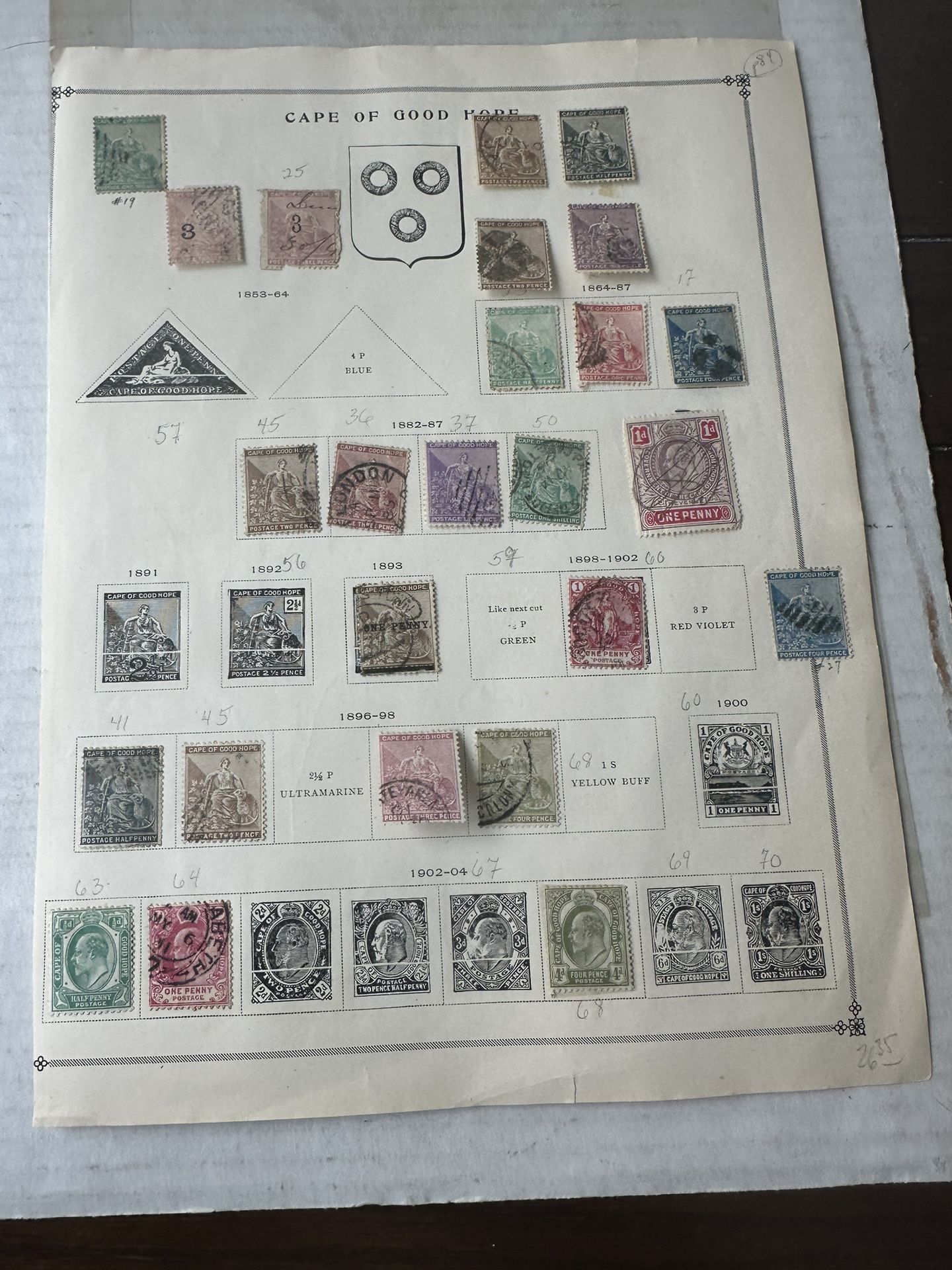 Cape Of Good Hope Small Collection Of 25 Used Stamps