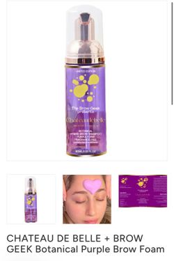 (4) BOTANICAL PURPLE HYBRID BROW SHAMPOO BROW LAMINATION LIMITED EDITION ($65)