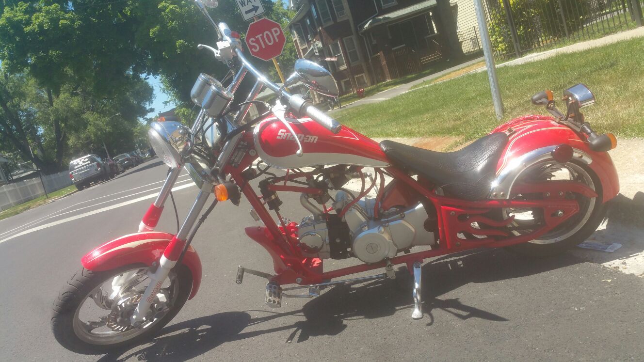 Snap on Mini chopper mini bike pocket bike for Sale in Chicago IL