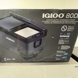 Igloo 80DZ Iceless Electric Compressor Cooler | ($0 Down) | No Credit Required