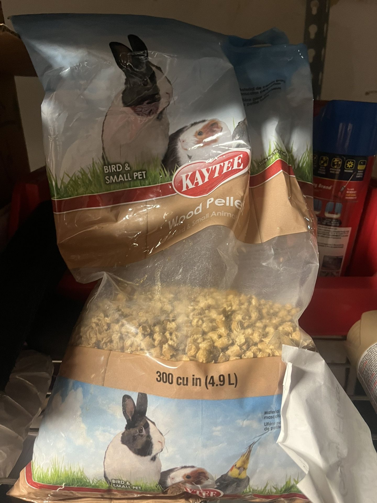 1/3 Bag Of Kaytee Wood Pellets For Pets