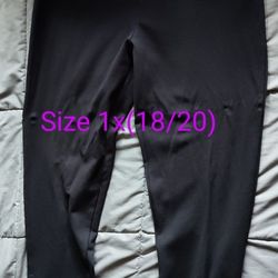 Women's 1x (18/20) Slack Leggings 