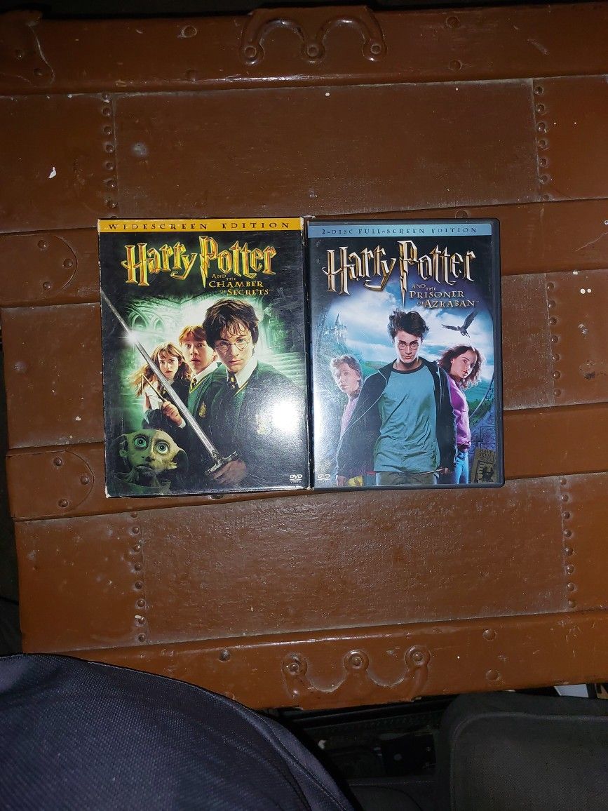2 Harry Potter Episodes Chamber of Secrets and The Prisoner of Azkaban