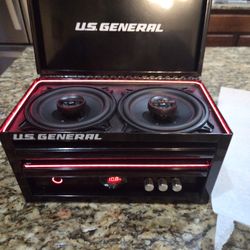 Bluetooth Toolbox Speaker With Led Lights 