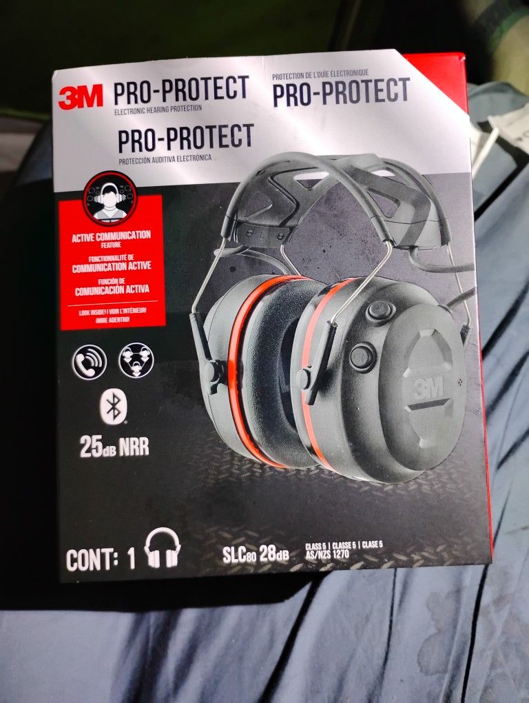 Pro-Protect Wireless Electronic Hearing Protector with Bluetooth Technology NRR 25 db