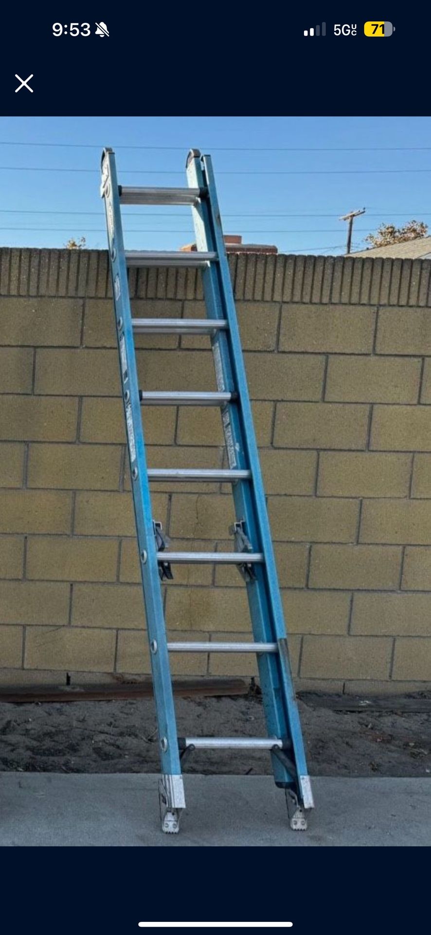 16 ft werner ladder