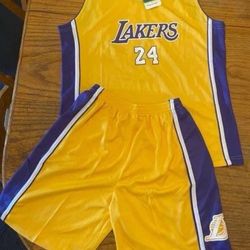 New Lakers Bryant #24 Jersey Tank Top & Shorts Set