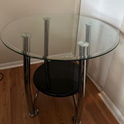 Glass End Table