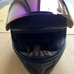 Helmet Black Color Visor New Dot
