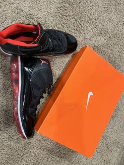 Jordan 11 Bred Size 9 Red And Black 