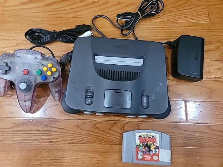 N64 Console, Pokemon Snap, 1 x OEM Controller (Drift) Nintendo 64