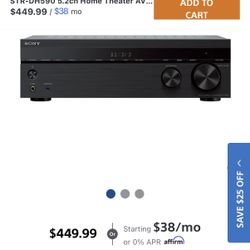 Sony Home Theater Receiver 