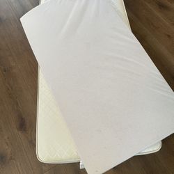 Free Crib/Toddler Mattress and Memory Foam Topper