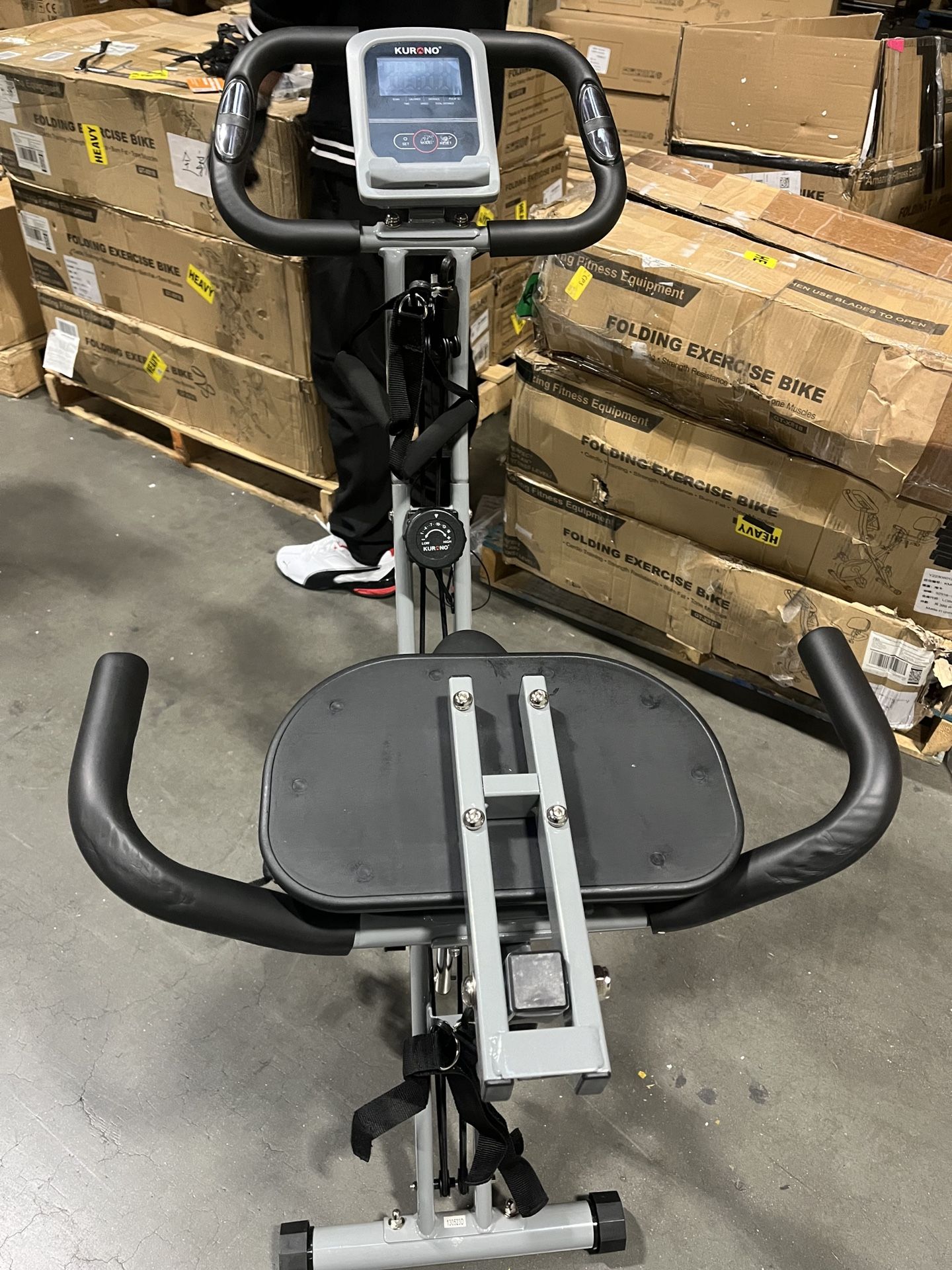 Bike Box Space Saving Stationary Bike Daiwa Felicity Square Bike