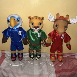 Peluches Dr. Simi y Mundial