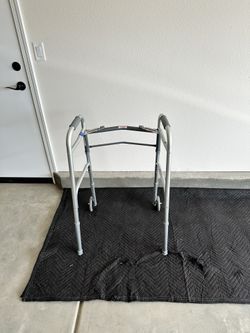Barely Used Adjustable Folding Walker 