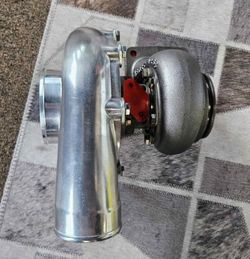 Brand New! T67 Turbo Charger Universal Turbocharger T4 .68 AR P & Brand new Single Turbo Hotpart T4 Manifold Vortec LS 4.8 5.3 6.0 6.2 Silverado Sierr