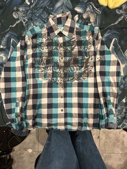 xtreme couture button Up 