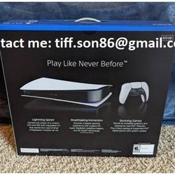 PS5 Brand New Factory Sealed!