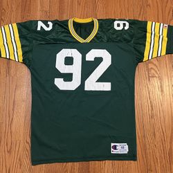 Reggie White Green Bay Packers Football Jersey Size 48, Champion, Authentic, Vintage, Rare 