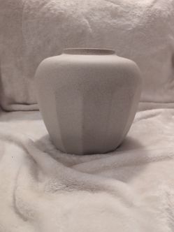 White Speckled Ceramic Vase
