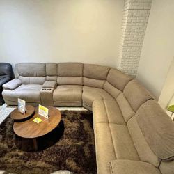 Sectional With Recliners 
