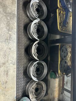 F100 15” factory rims black/chrome