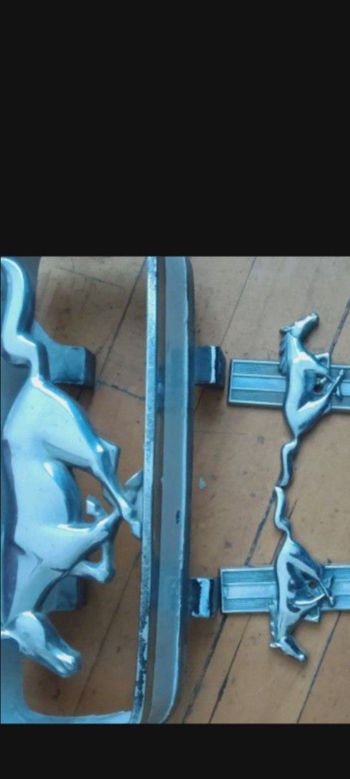 1970 For Mustang Chrome Logos 3 Of Them Make Me An Offer For All 3 Pisces
