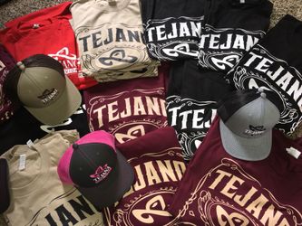 Official kxtn Tejano t shirts and ball caps