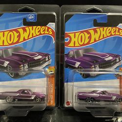 Hot Wheels 2024 71 El Camino Super Treasure Hunt & Mainline 