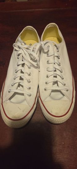 Converse All Star Unisex White Sneakers - Size Men's 13/Women's 15 Shoes